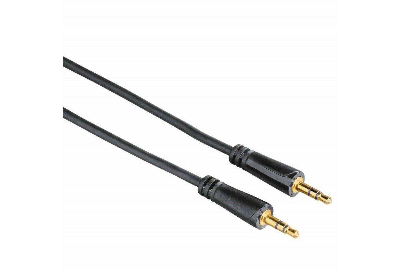 Hama AUX Kabel 3,5mm Klinke-Kabel 3m Schwarz Audio-Kabel, 3,5-mm-Klinke, 3,5mm Klinke (300 cm), Audio-Kabel für Handy Smartphone Tablet PC MP4- MP3-Player CD-Player von Hama