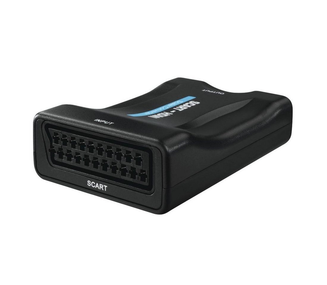 Hama AV-Konverter Scart auf HDMI (00121775) Medienkonverter HDMI, Scart zu Scart, HDMI, Analog-Digital-Converter von Hama