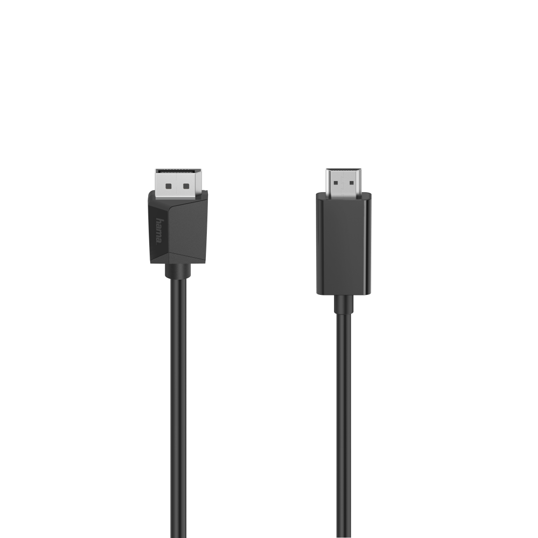 Hama - Adapter cable - DisplayPort männlich bis HDMI männlich - 1,5m - Doppelisolierung - Schwarz (00200712) von Hama