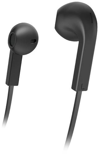Hama Advance HiFi In Ear Kopfhörer kabelgebunden Stereo Schwarz Lautstärkeregelung von Hama