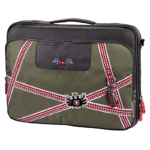 Aha Resi Notebooktasche bis 40 cm (15,6 Zoll) grün/grau von Hama