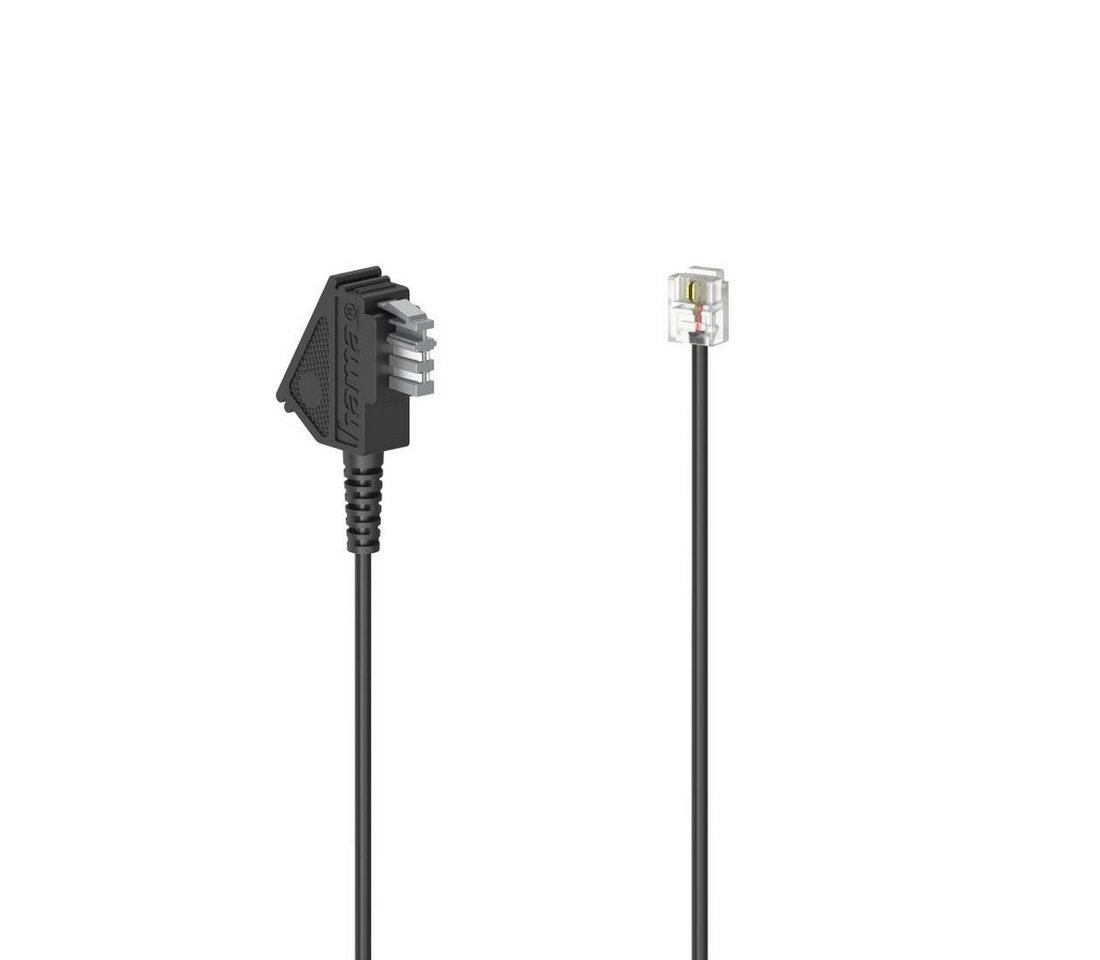 Hama Anschlusskabel TAE-N-Stecker - Modular-Stecker 6p2c, 6m Telefonkabel, RJ-11, TAE-N, (600 cm) von Hama