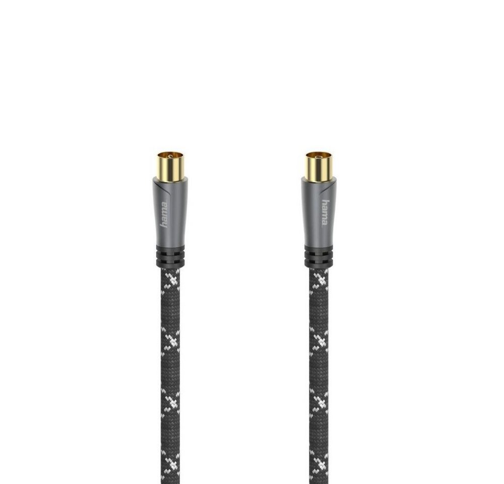 Hama Antennen-Kabel, Koax-Stecker - Koax-Kupplung, Metall, verg., 10,0 m, Audio- & Video-Kabel Hama Antennen-Kabel, Koax-Stecker - Koax-Kupplung, Metall, verg., 10,0 m, Audio- & Video-Kabel von Hama