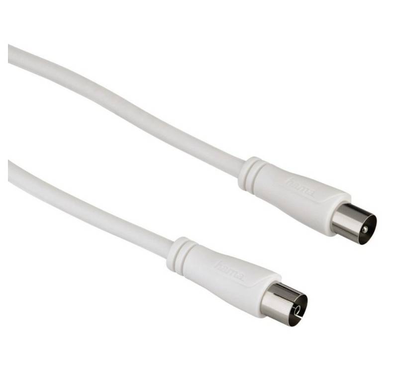 Hama Antennen-Kabel 7,5m weiß (122404) SAT-Kabel von Hama