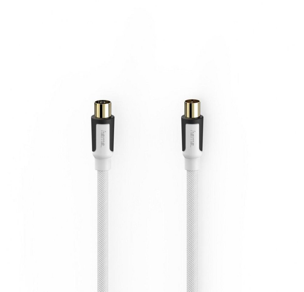 Hama Antennen-Kabel Koax-Stecker-Koax-Kuppl., Gewebe, verg., 3,0 m, 100 Audio- & Video-Kabel Hama Antennen-Kabel Koax-Stecker-Koax-Kuppl., Gewebe, verg., 3,0 m, 100 Audio- & Video-Kabel von Hama