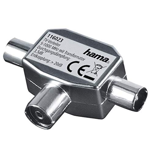 Hama Antennen-Verteiler (Koax-Kupplung - 3 Koax-Stecker) (Amazon Frustfreie Verpackung) von Hama