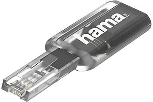 Hama Anti-Twist-Adapter, Transparent/Schwarz von Hama