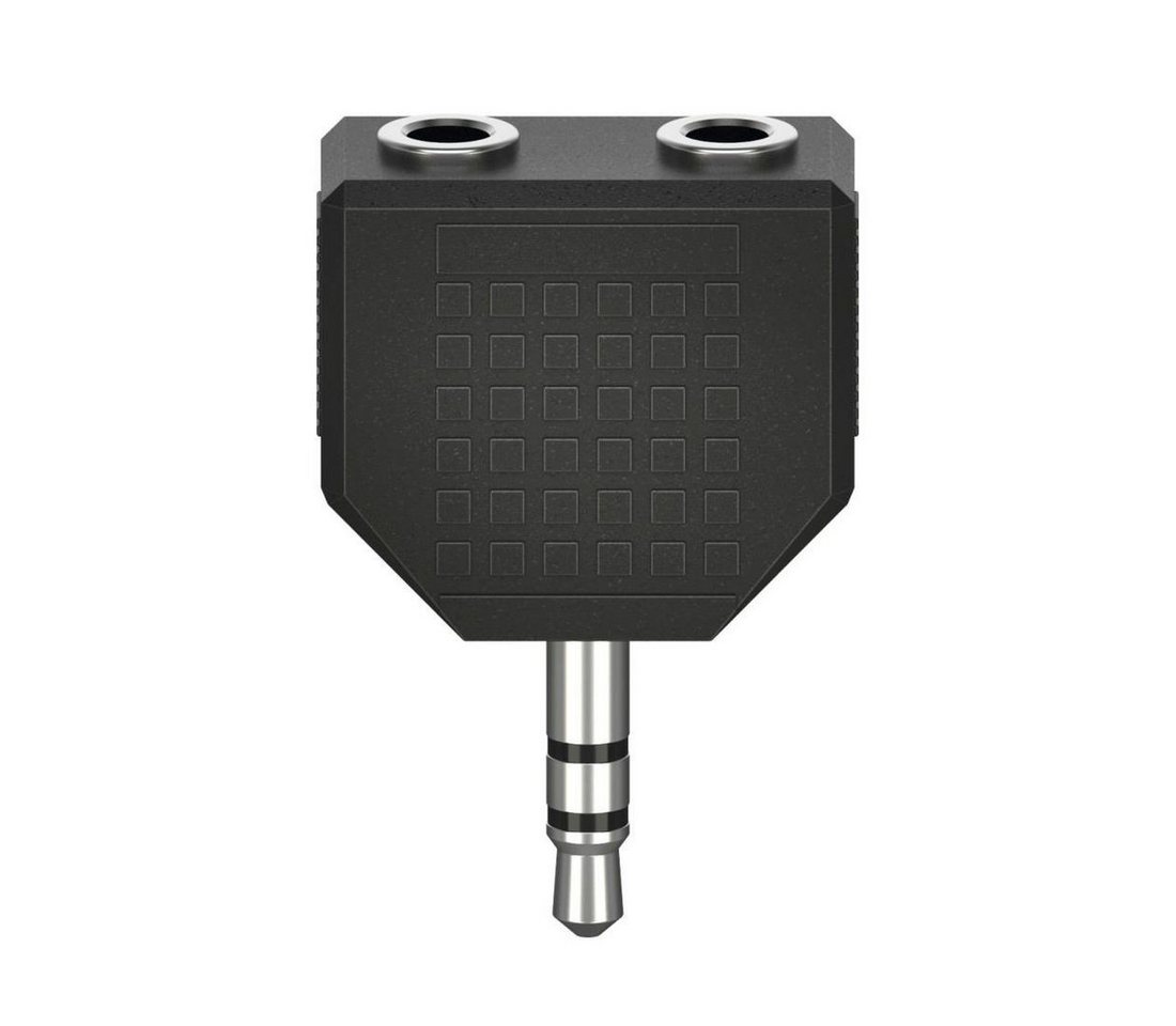 Hama Audio-Adapter, 3,5-mm-Klinken-St.-2 x 3,5-mm-Klinken-Kuppl. Audio-Adapter 3,5-mm-Klinke zu 3,5-mm-Klinke von Hama
