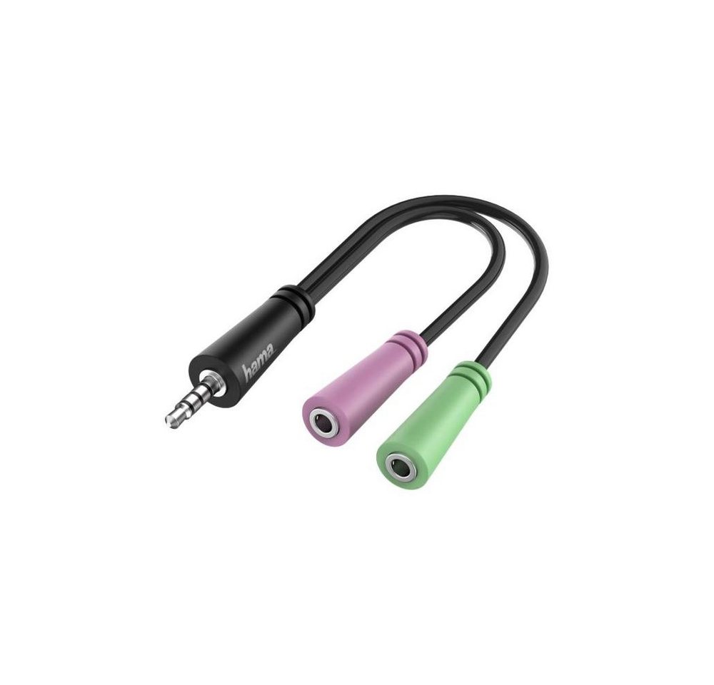 Hama Audio-Adapter, 4pol. 3,5-mm-Klinke-Stecker - Audio-Adapter von Hama