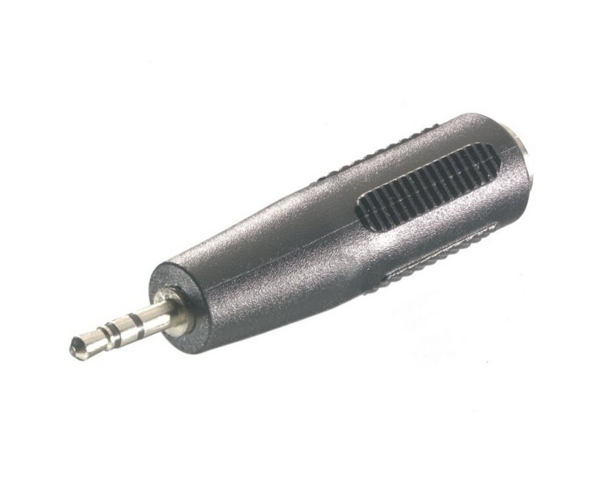 Hama Audio-Adapter 3,5mm Buchse auf 2,5mm Stecker Audio-Kabel, 2,5-mm-Klinke, 3,5mm Klinke (1 cm), Klinken-Adapter 3,5mm Klinke-Kupplung auf 2,5mm Klinke-Stecker von Hama