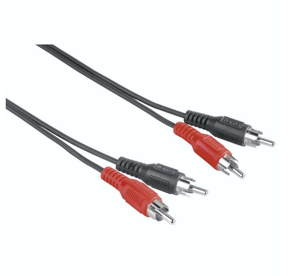 Hama Audio-Kabel, 2 Cinch-Stecker - 2 Cinch-Stecker, 1,5 m (00205085) Audio- & Video-Kabel von Hama