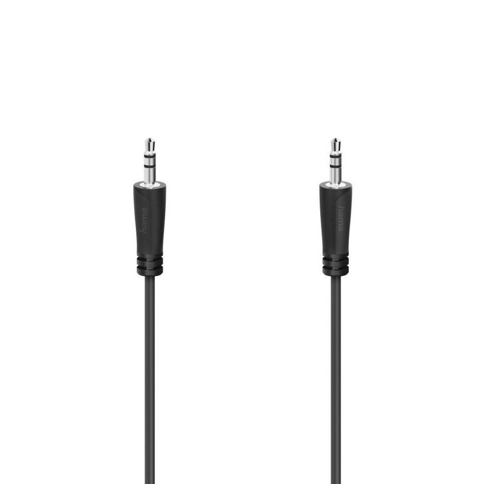 Hama Audio-Kabel, 3,5-mm-Klinken-St. - 3,5-mm-Klinken-St., Stereo, 0,5 m Audio- & Video-Kabel Hama Audio-Kabel, 3,5-mm-Klinken-St. - 3,5-mm-Klinken-St., Stereo, 0,5 m Audio- & Video-Kabel von Hama