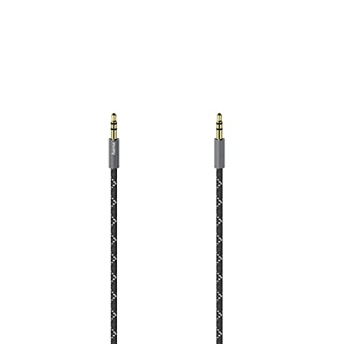 Hama Audio-Kabel, 3,5-mm-Klinken-St. - St., Stereo, Metall, vergoldet, 1,5 m von Hama