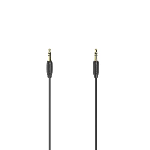 Hama Audio-Kabel, 3,5-mm-Klinken-St. - St., Stereo, vergoldet, ultradünn, 1,5 m von Hama