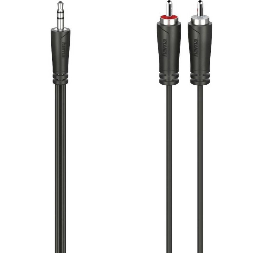 Hama Audio-Kabel, 3.5-mm-Klinken-Stecker - 2 Audio- & Video-Kabel von Hama