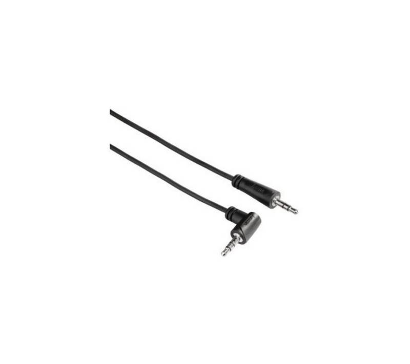 Hama Audio-Kabel 0,5m schwarz (122311) Audio-Kabel von Hama