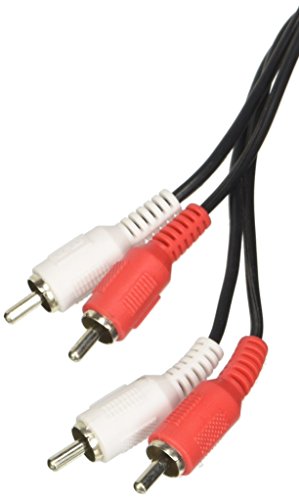 Hama Audio-Kabel 2 Cinch-Stecker - 2 Cinch-Stecker, 1,2 m, Schwarz / Rot / Weiß von Hama