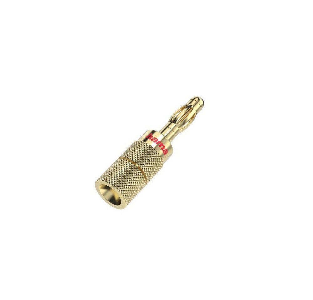 Hama Audio-Lautsprecheradapter, Bananen-Stecker, 4er-Set (00205201) Audio- & Video-Kabel von Hama