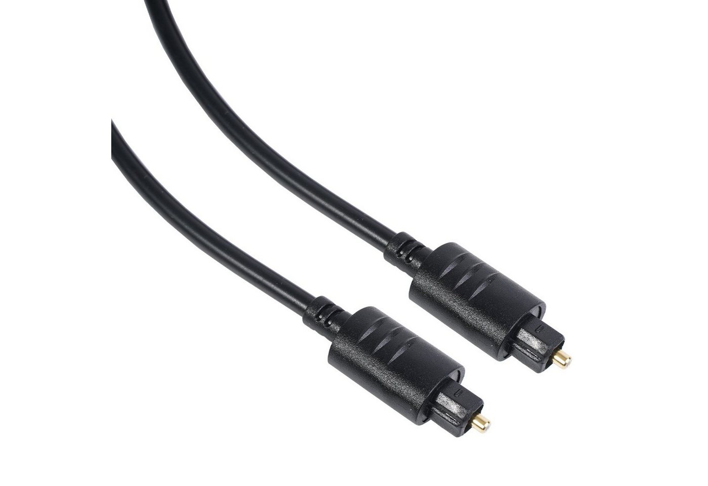 Hama Audio Lichtleiter-Kabel ODT-Stecker (Toslink) 1,5m Audio-Kabel, (150 cm), 1,5m lang LWL Lichtleiter-Kabel ODT-Stecker optisch Digital Toslink von Hama