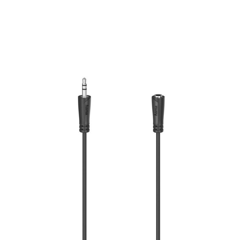 Hama Audio-Verlängerungskabel, 3,5-mm-Klinken-Stecker - Kupplung, Stereo, Audio- & Video-Kabel Hama Audio-Verlängerungskabel, 3,5-mm-Klinken-Stecker - Kupplung, Stereo, Audio- & Video-Kabel von Hama
