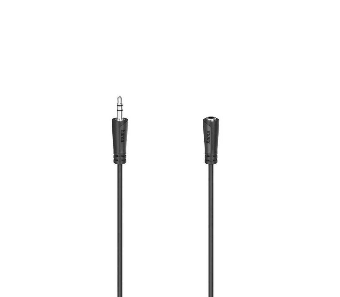 Hama Audio Verlängerungskabel, 3,5 mm Klinken Stecker - Kupplung, Stereo 3m Verlängerungskabel, 3,5-mm-Klinke, 3,5-mm-Klinke (300 cm) von Hama