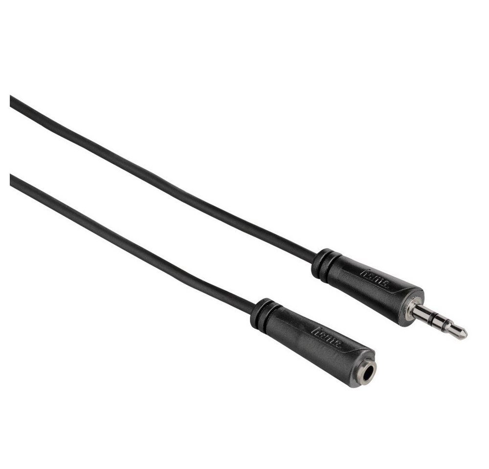 Hama Audio-Verlängerungskabel 3,0m schwarz (122314) Verlängerungskabel von Hama