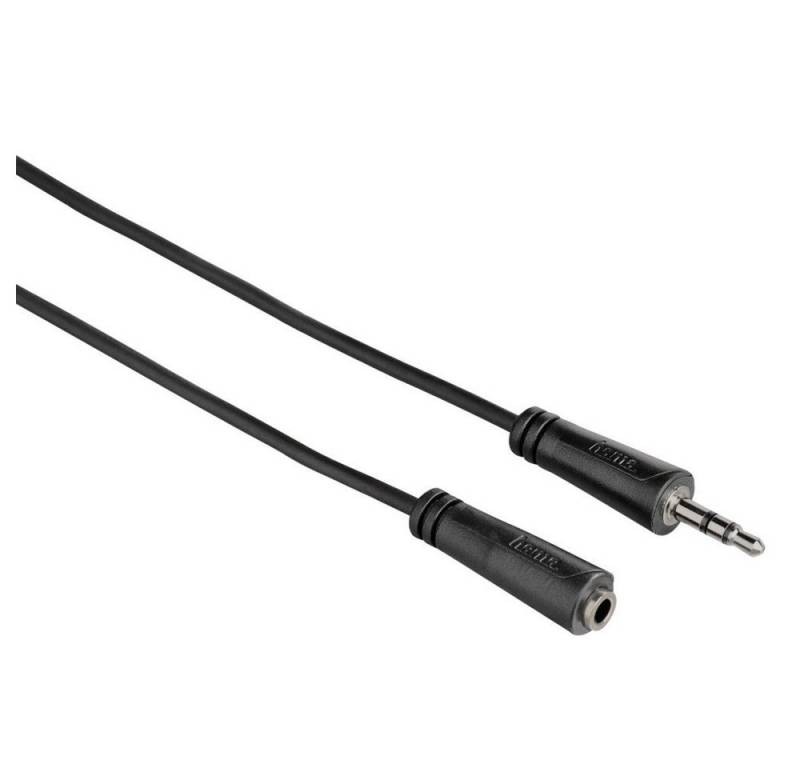 Hama Audio-Verlängerungskabel 3,0m schwarz (122314) Verlängerungskabel von Hama