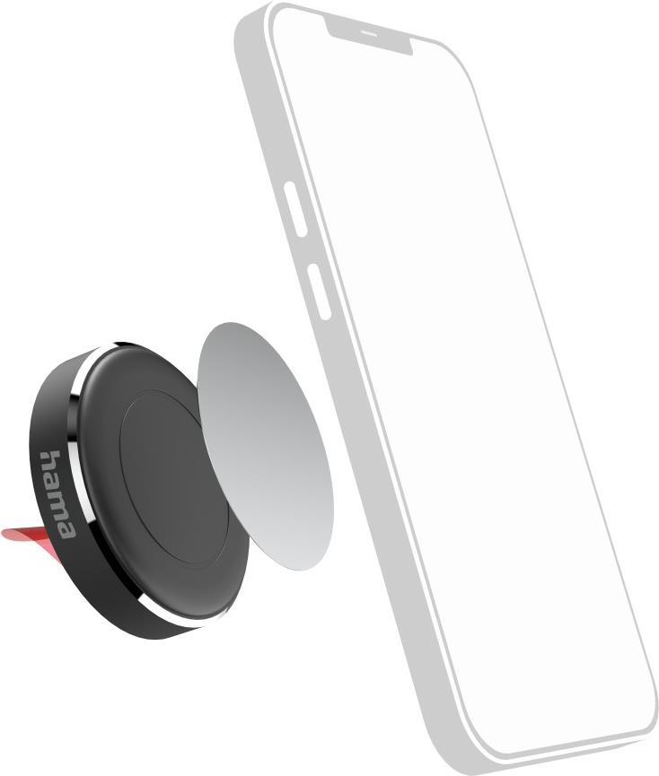 Hama Auto-Handyhalterung Magnet für Armaturenbrett, 360 Grad drehbar, univers. (00201518) von Hama