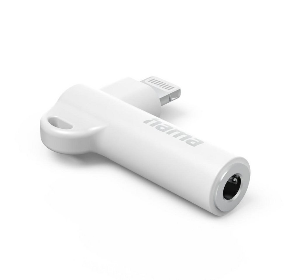 Hama Aux-Adapter Lightning – 3,5-mm-Klinke-Buchse, 90° Winkelstecker, Weiß Computer-Kabel Hama Aux-Adapter Lightning – 3,5-mm-Klinke-Buchse, 90° Winkelstecker, Weiß Computer-Kabel von Hama