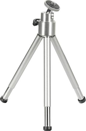 Hama Ball L Ministativ 1/4 Zoll Arbeitshöhe=14 - 21cm Silber Kugelkopf von Hama