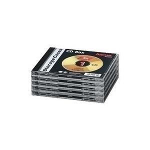 Hama - Behälter CD-Aufbewahrung - durchsichtig (Packung mit 5) (44744) von Hama