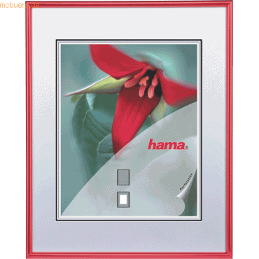 Hama Bilderrahmen Kunststoff 21x29,7cm rot von Hama