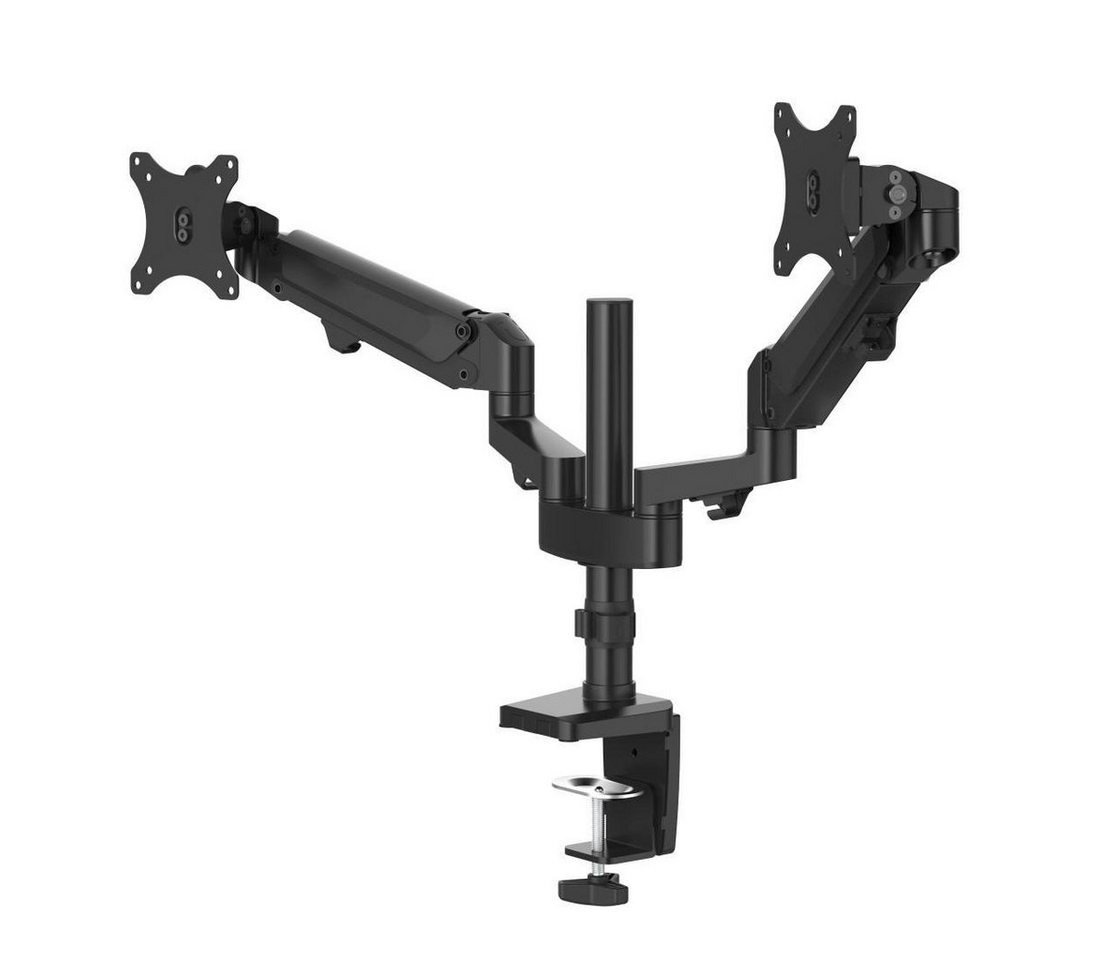 Hama Monitor-Halterung Bildschirm Halterung, 33-81 cm(13"-32), 2 Monitore, Schwarz, (bis 32 Zoll) von Hama