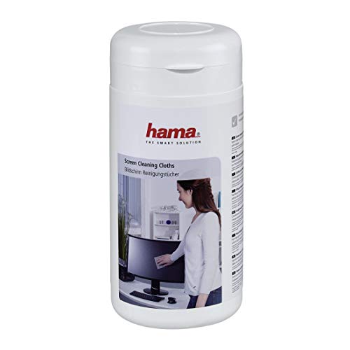 Hama Bildschirm-Reinigungstücher, 100 Stück, in Spenderdose Hama Bildschirm-Reinigungstücher, 100 Stück, in Spenderdose von Hama