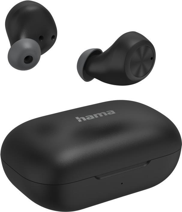 Hama Bluetooth®-Kopfhörer Passion Chop, TWS, In-Ear, Wireless Charging, Schw. (00184090) von Hama