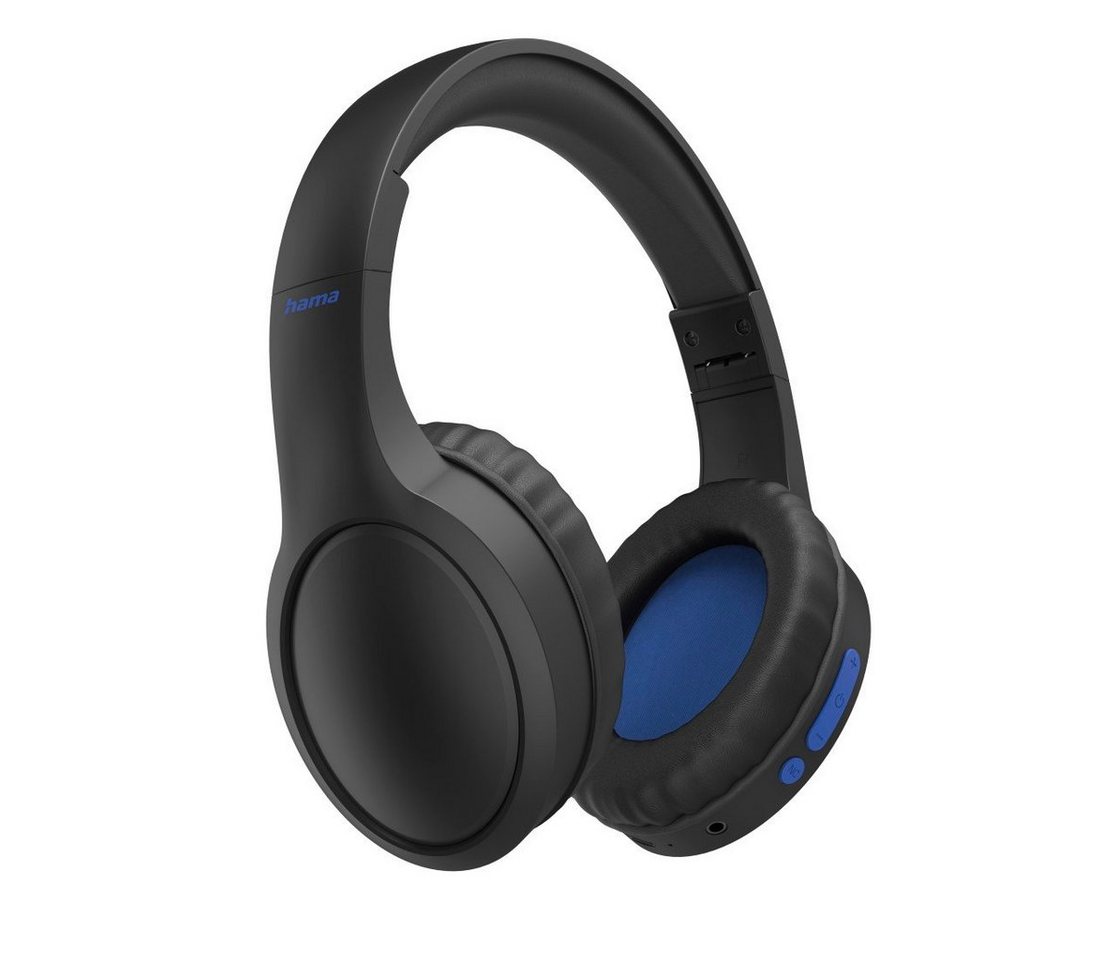 Hama Bluetooth®Kopfhörer kabellos, Over-Ear, integriertes Mikrofon Bluetooth-Kopfhörer (Active Noise Cancelling (ANC), Geräuschisolierung, Google Assistant, Siri, A2DP Bluetooth, AVRCP Bluetooth, HFP, Aktive Geräuschreduzierung, Siri und Google Assistant, faltbar) von Hama