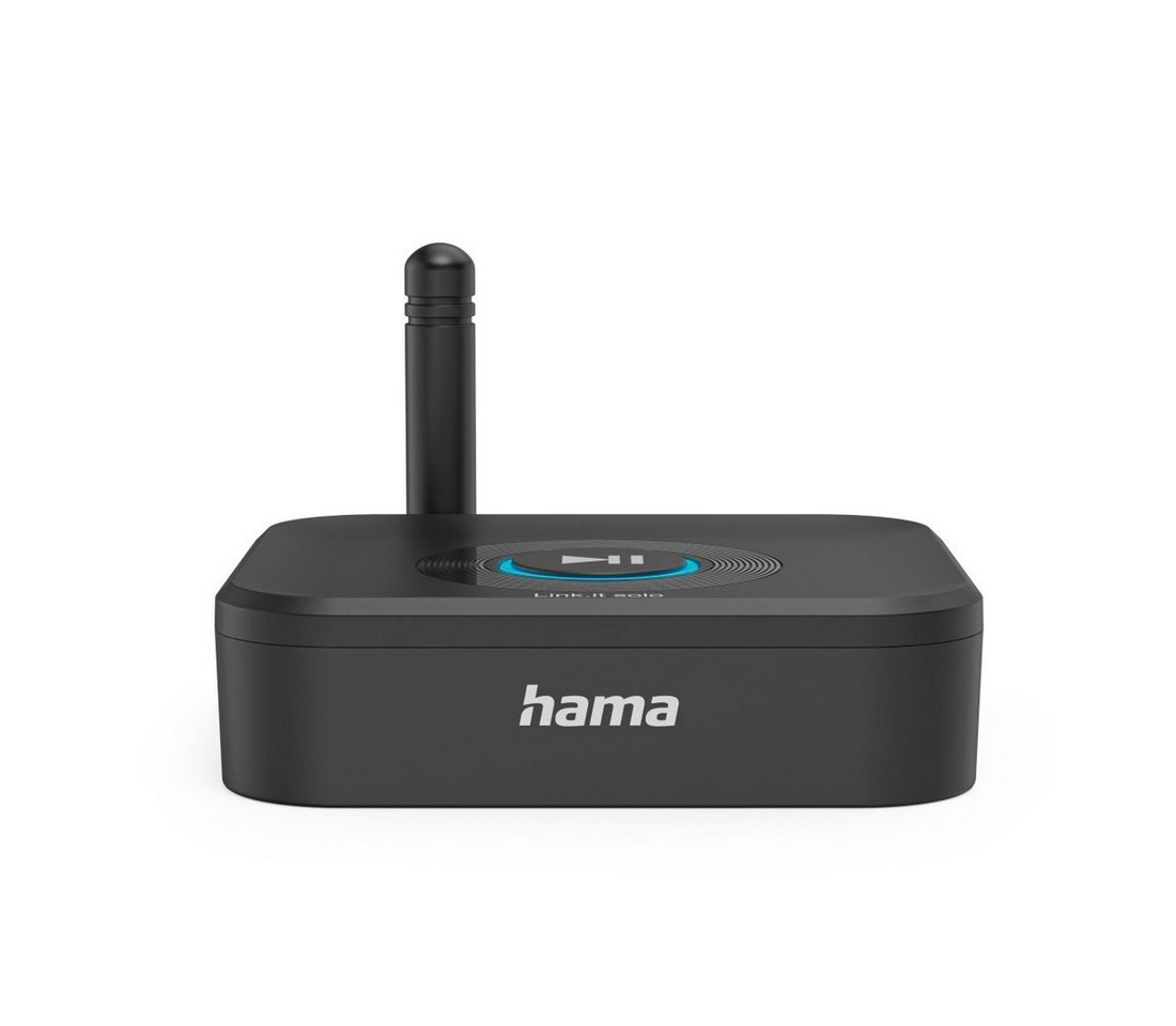 Hama Bluetooth-Adapter (Empfänger für Bluetooth nachrüsten, z.B. HiFi) Bluetooth-Adapter zu 3,5-mm-Klinke, USB Typ C von Hama