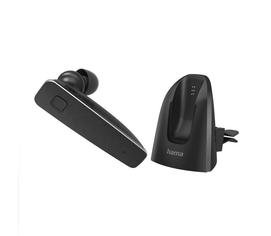 Hama Bluetooth Headset MyVoice2100, mono, in ear, Ohrbügel, für zwei Geräte Bluetooth-Kopfhörer (Sprachsteuerung, Google Assistant, Siri) von Hama