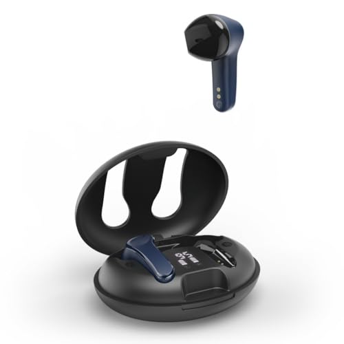 Hama Bluetooth Kopfhörer (Kopfhörer kabellos mit ENC Active Noise Cancelling, Wireless Kopfhörer mit Wireless Charging Schnellladen, 16 h Spielzeit mit Ladecase, BT 5.3, Stereo Kopfhörer) blau von Hama
