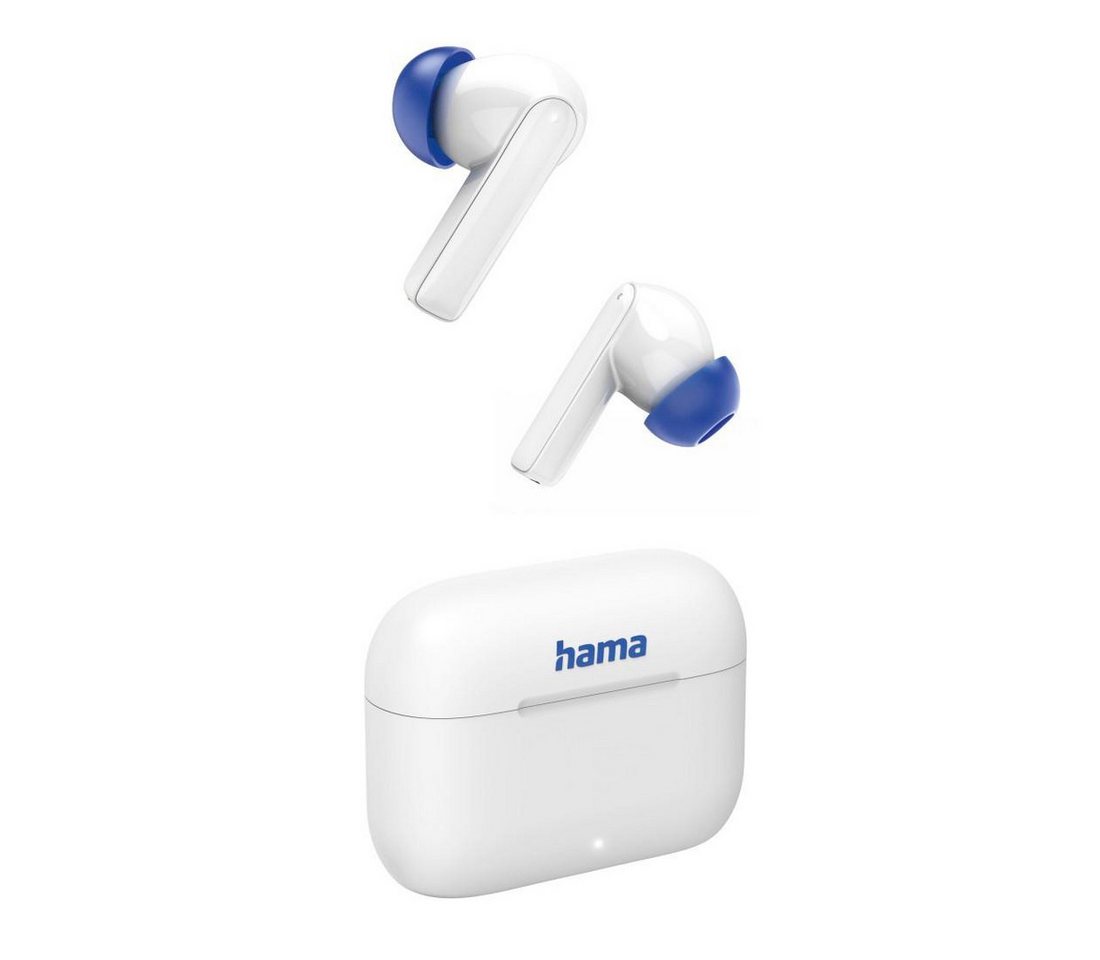 Hama Bluetooth Kopfhörer (TWS, Headphones, kabellos, In-Ear, ANC, ENC, App) Bluetooth-Kopfhörer (Active Noise Cancelling (ANC), Freisprechfunktion, LED Ladestandsanzeige, Noise-Reduction, Sprachsteuerung, True Wireless, Google Assistant, Siri, A2DP Bluetooth, AVRCP Bluetooth, HFP, HSP) von Hama