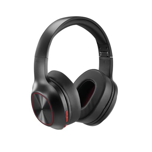 Hama Bluetooth-Kopfhörer Over Ear (kabelloser Kopfhörer mit 60 h Akku, Wireless Kopfhörer mit extra Bass, Multipoint Verbindung mit 2 Geräten, kompatibel mit Sprachassistenten, faltbar) schwarz von Hama