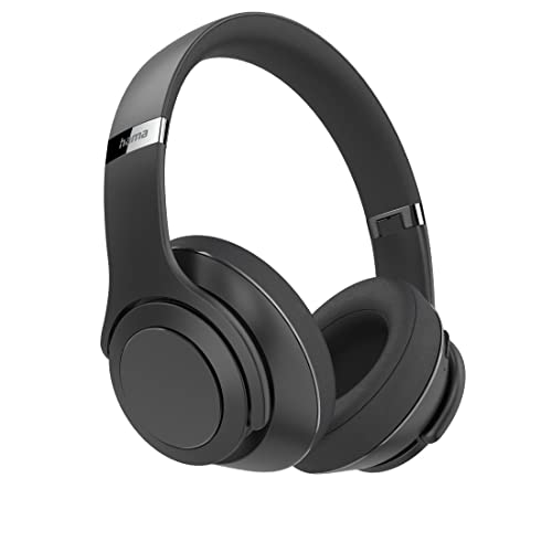 Hama Bluetooth Kopfhörer "Passion Turn" (2in1 Over Ear Kopfhörer und Bluetooth-Lautsprecher in Einem, Equalizer, Laufzeit 18h, faltbare kabellose Kopfhörer mit Sprachsteuerung, Mikrofon) schwarz von Hama