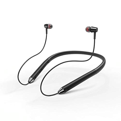 Hama Bluetooth Kopfhörer Voice Neck In-Ear Mikrofon, Sprachassistent, Google, Siri, Schwarz von Hama