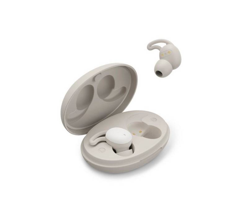 Hama Bluetooth-Kopfhörer kabellos (In-Ear, Schlafkopfhörer, TWS, Mikrofon) Bluetooth-Kopfhörer (Google Assistant, Siri, Mini-Kopfhörer, Touch-Control, 4 Stunden Musikwiedergabe) von Hama