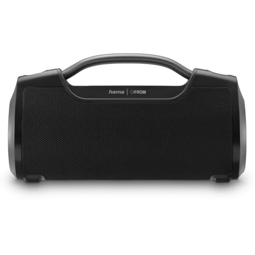 Hama Bluetooth Lautsprecher, Outdoor, 60W (wasserfest IPX6, 12 Stunden Akkulaufzeit, Pro Sound, Powerpack, Bluetooth USB, Musikbox Bluetooth, Partybox Bluetooth, Bluetooth Speaker) schwarz von Hama