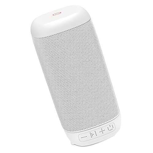 Hama Bluetooth Lautsprecher Tube 2.0 tragbar (Kompakte, kleine Mono Bluetooth Box, Musikbox mit strapazierfähigem Bezug, 8 h Spielzeit, AUX, Freisprecheinrichtung, 3 W, leichtes Design) weiß von Hama