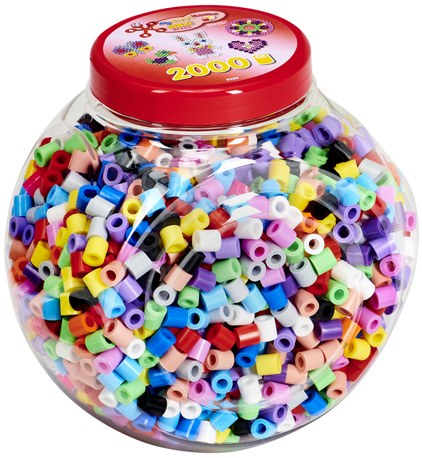 Hama Bügelperlen maxi, in Kunststoffdose, roter Deckel Hama Bügelperlen maxi, in Kunststoffdose, roter Deckel von hama bügelperlen