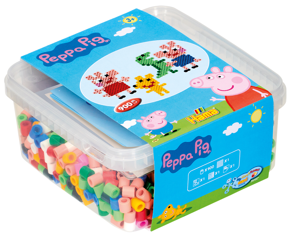 Hama Bügelperlen maxi + Stifteplatte , Peppa Wutz, , in Box Hama Bügelperlen maxi + Stifteplatte , Peppa Wutz, , in Box von hama bügelperlen