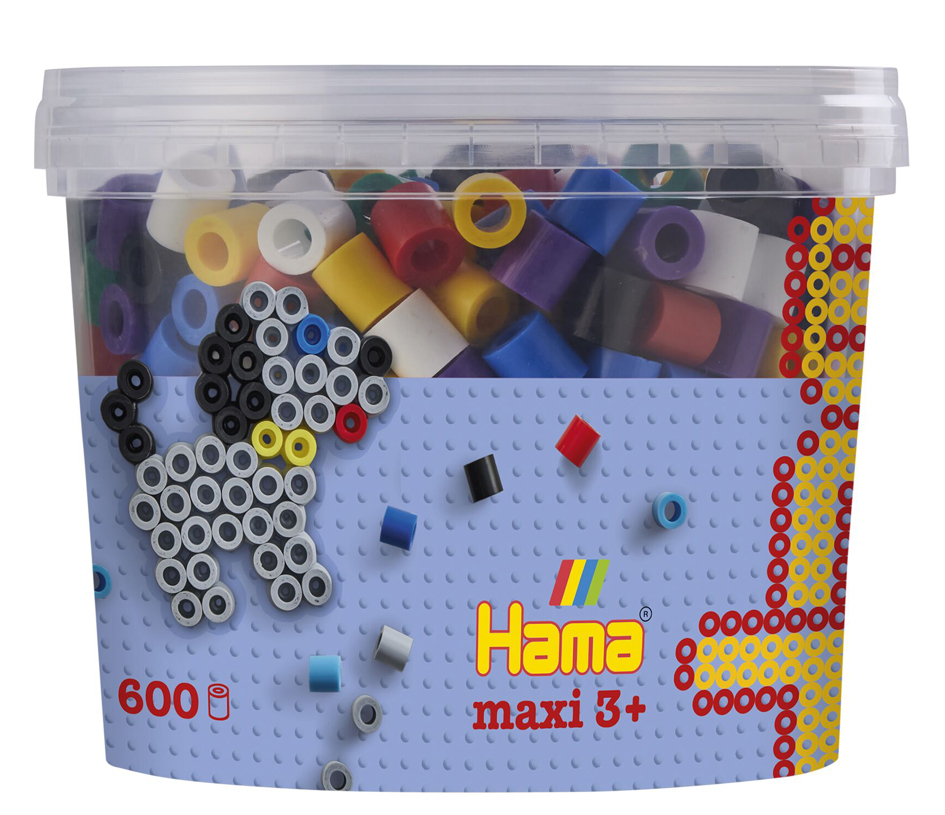 Hama Bügelperlen maxi , Volltonmix, , in Dose von Hama