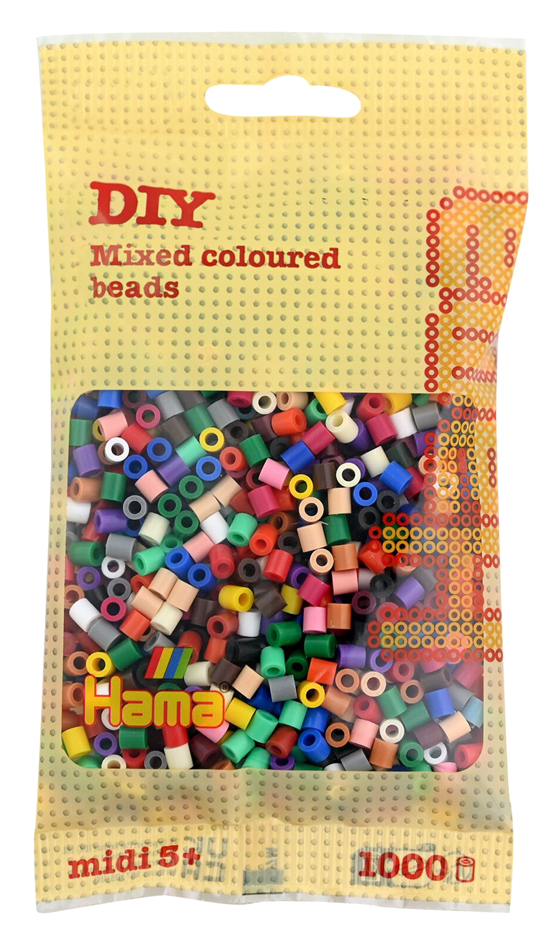 Hama Bügelperlen midi, Volltonmix, im Beutel Hama Bügelperlen midi, Volltonmix, im Beutel von hama bügelperlen
